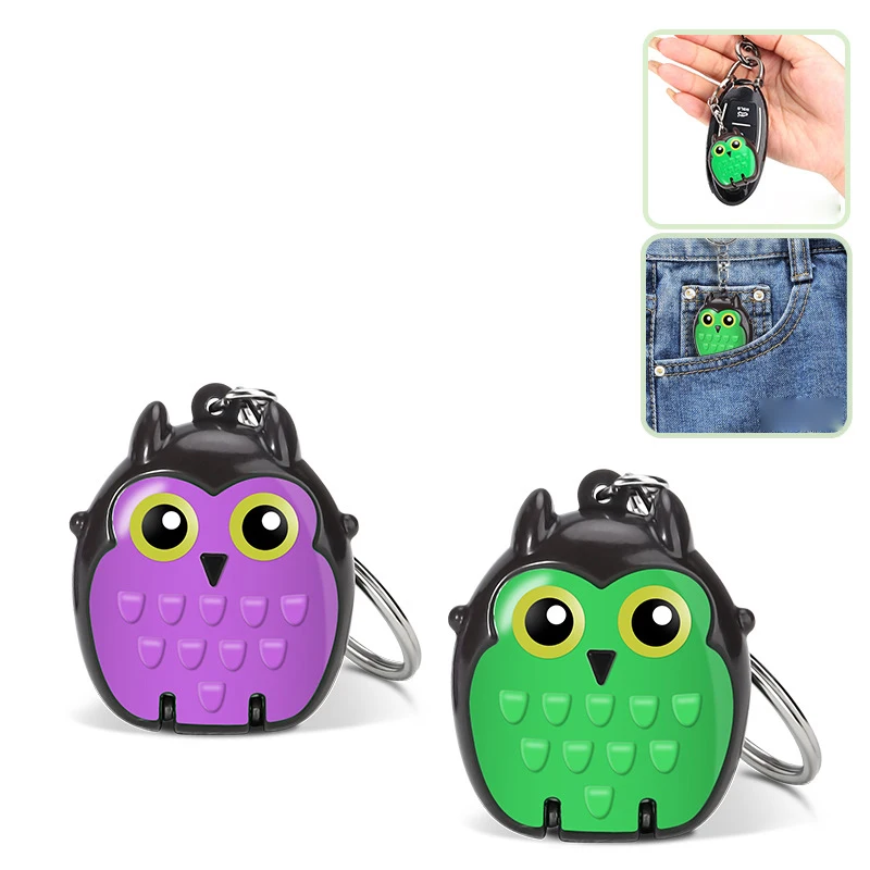 A New Owl Shape Mini Foldable Nail Clipper Travel Portable Nail Clipper With Keychain Manicure Tool