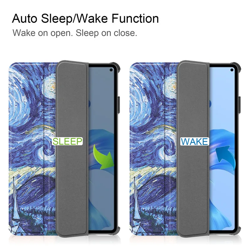 Tablet Fonda per Huawei Matepad Pro 11 Cover 2022 Custodia in pelle Tri Fold per Coque Huawei Matepad Pro 11 2022 Custodia da 11.0 pollici_voghion.com