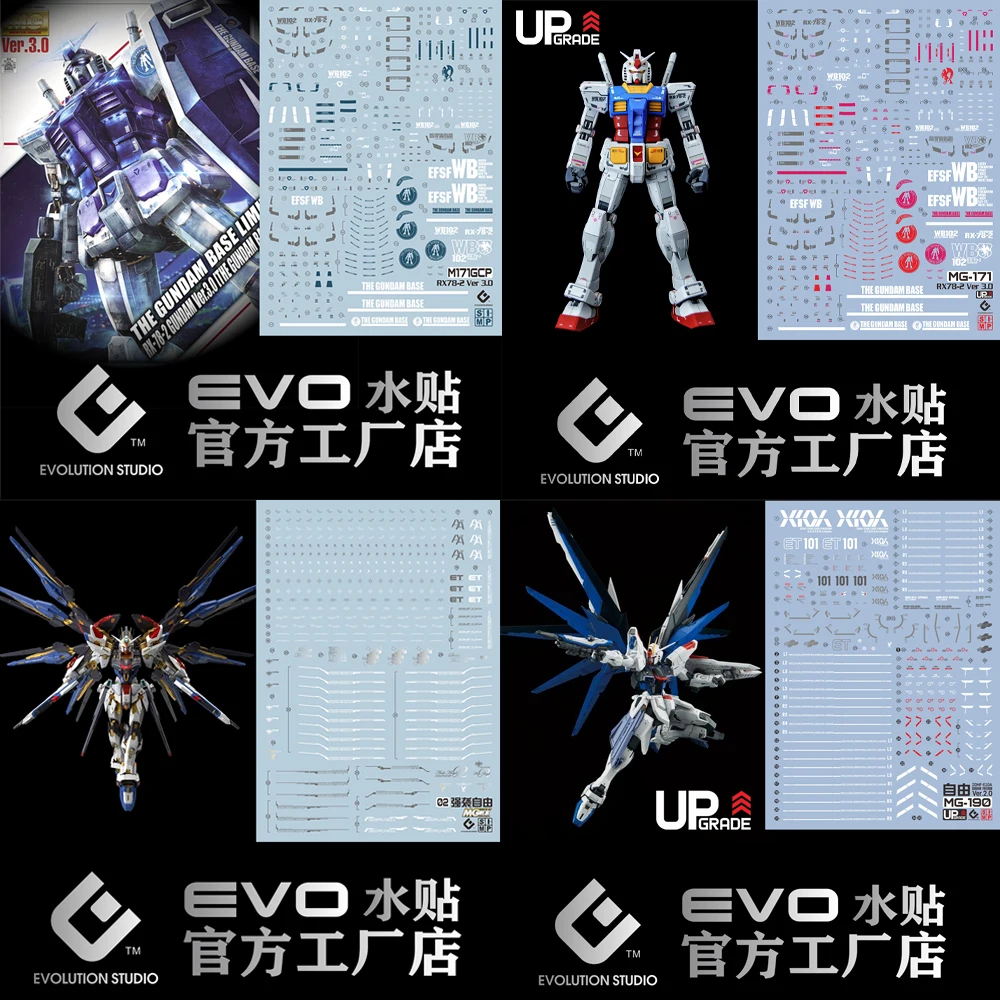 Стикеры для Аниме Gundam Mg 3,0 Rx78-2