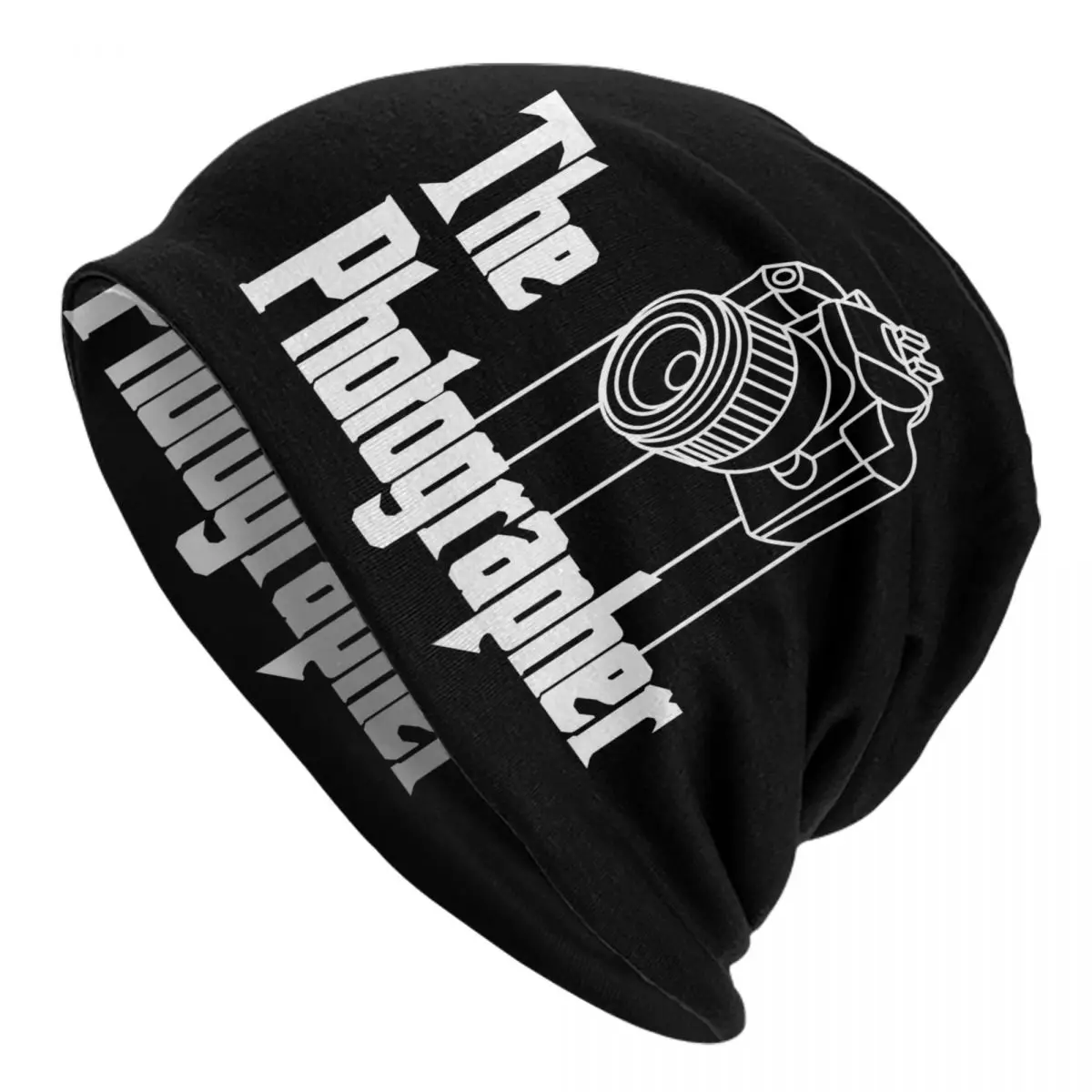 

Photographer Skullies Beanies Caps Winter Warm Women Men Knitted Hats Adult Unisex Digital Camera Photography Bonnet Hats