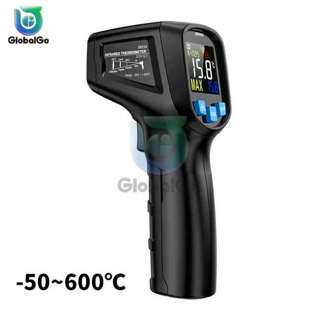 Infrared Thermometer Non-Contact Temperature Meter Gun Handheld Digital LCD  Industrial Outdoor Laser Pyrometer IR Thermometer - AliExpress
