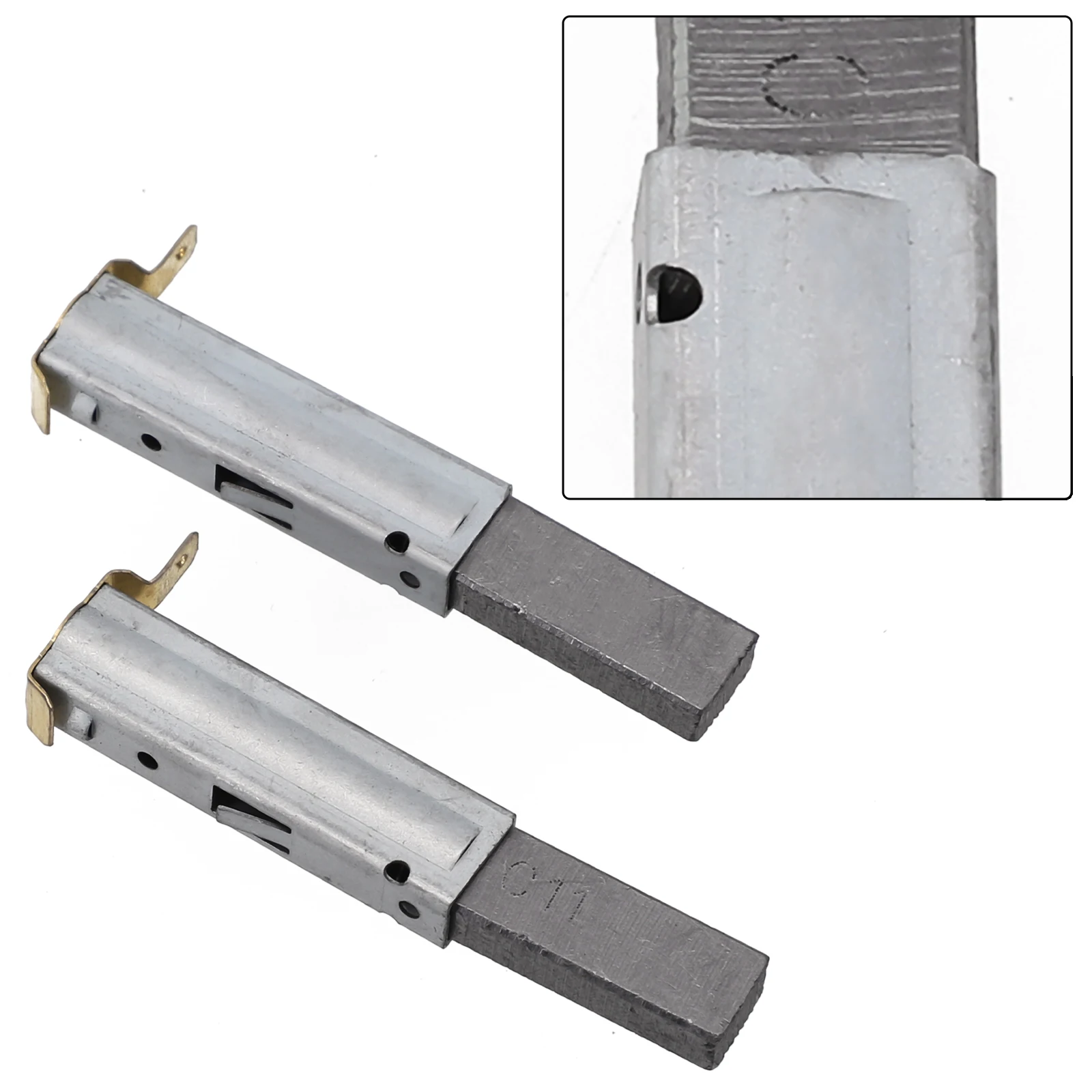 

2pcs Carbon Motor Brush Holder For 30/60/70/80/90L Industrial Vacuum Cleaners Household Cleaning Supplies Vac Cleaner Parts