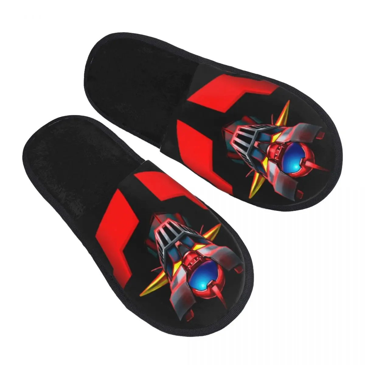 

Mazinger Z Mad Robot Comfy Scuff With Memory Foam Slippers Women Grendizer Anime Manga Bedroom House Shoes