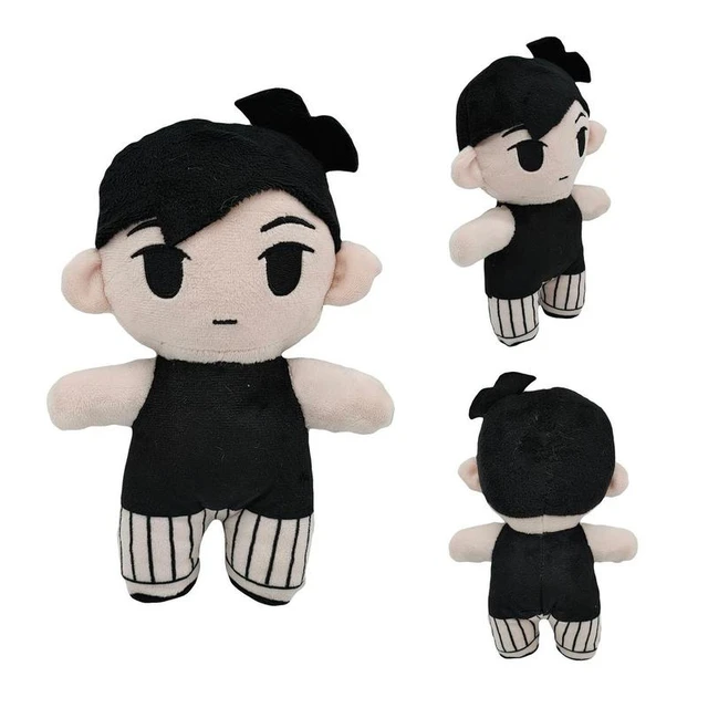 Game OMORI 21cm Sunny Plush Toy Soft Stuffed Black Hair Doll