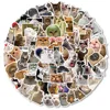 10/50/100pcs Funny Cute Cat MEME Animals Stickers Kawaii Decals Scrapbooking Notebook Luggage Laptop Skateboard Sticker Toy 2