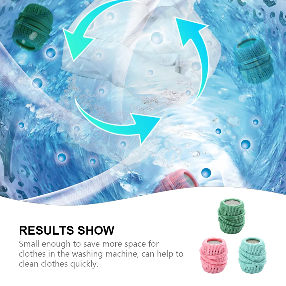 Anti-static Washing Machine Laundry Ball Soap Clothes Machines Dryer Tpe Balls 3 Pcs