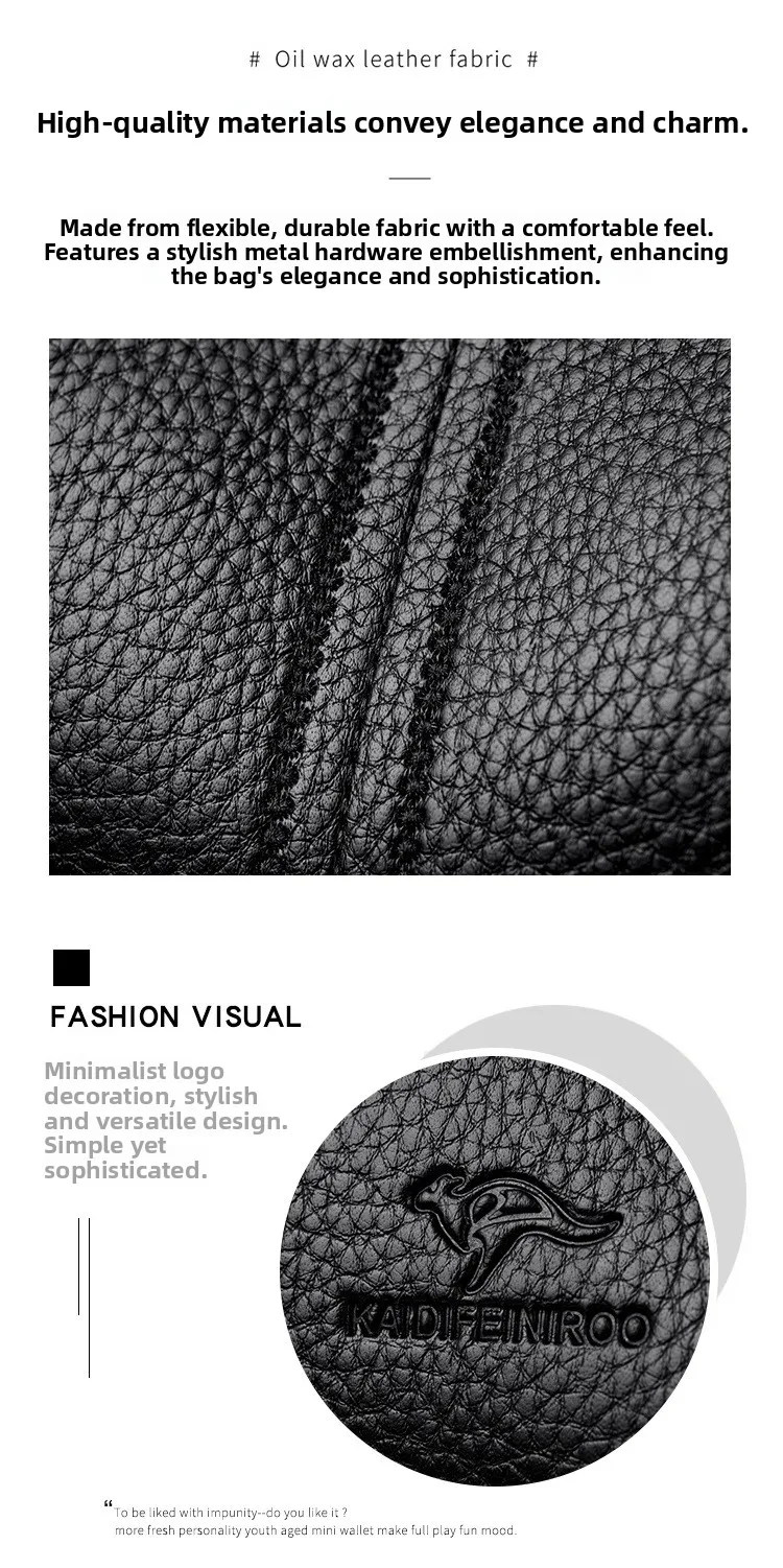 Trendy Crossbody Bag Material Close-up