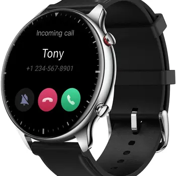 Amazfit 스마트 워치 수면 모니터링 스마트 워치, 안드로이드 iOS용, 14 일 배터리 수명, 5ATM 제어, GTR 2