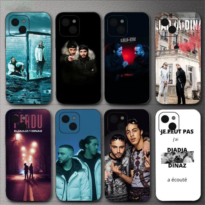 Djadja & Dinaz Handyhülle für iPhone 11 12 Mini 13 14 15 Pro XS Max X 8 Plus SE XR Shell