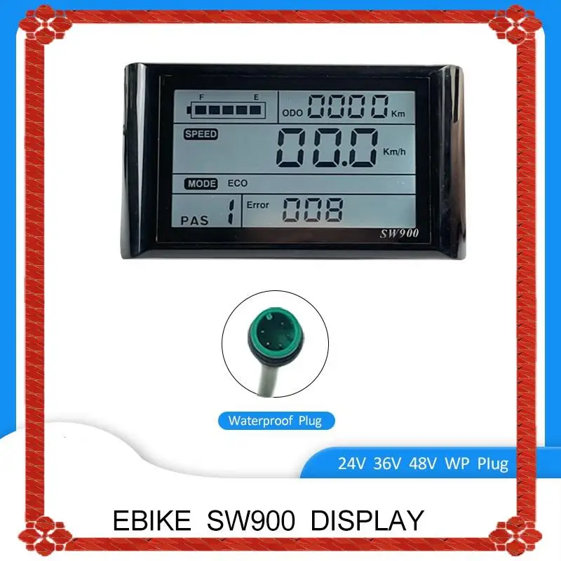 Controller System 26A 36V/48V 500W/750W Motor SW900 With Universal Controller Small Accessories Parts Kit