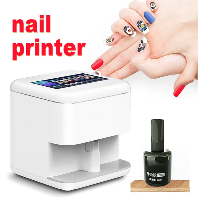 Mini Digital Nail Printer Of Automatic Nail Printer Machine Wholesale For Nail  Painting Machine Printer 3d - AliExpress