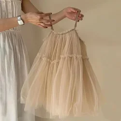 Summer Tutu Dress for Toddler Girls - Birthday Party Outfit (Champagne)