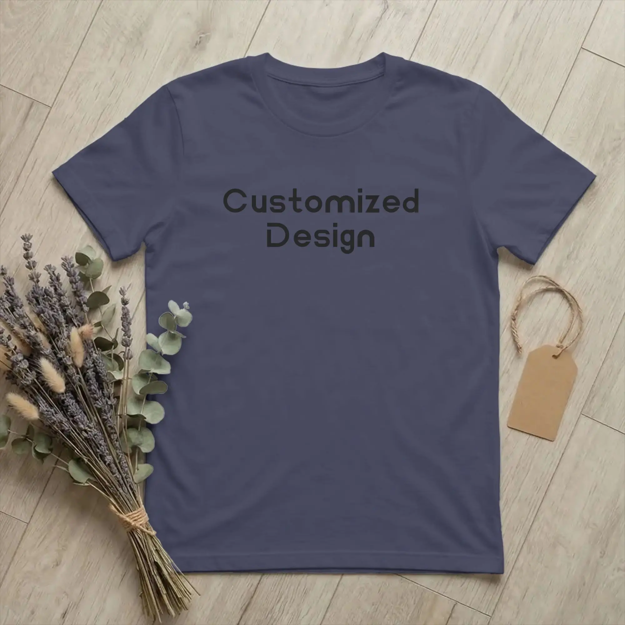 Men's Customized Novelty Cotton T-Shirts - Unique Design, Short Sleeve, O-Neck