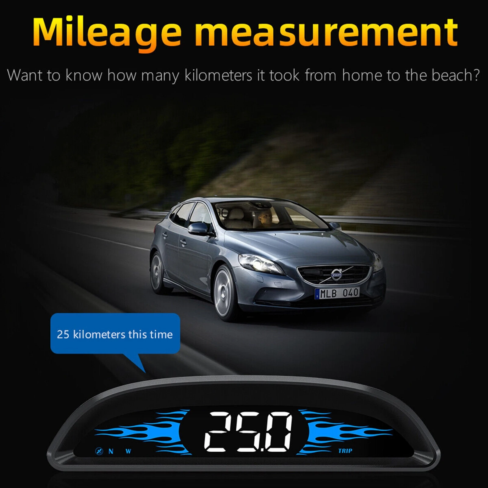  ڵ HUD  ÷  GPS ӵ, ߿ ε ӵ ̵  ī޶, MPH  溸