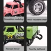 Mini RC Monster Truck with Lights & Trailer Remote Control Truck USB-C Rechargeable Adjustable Speed/Steering Children Toy Gift 5