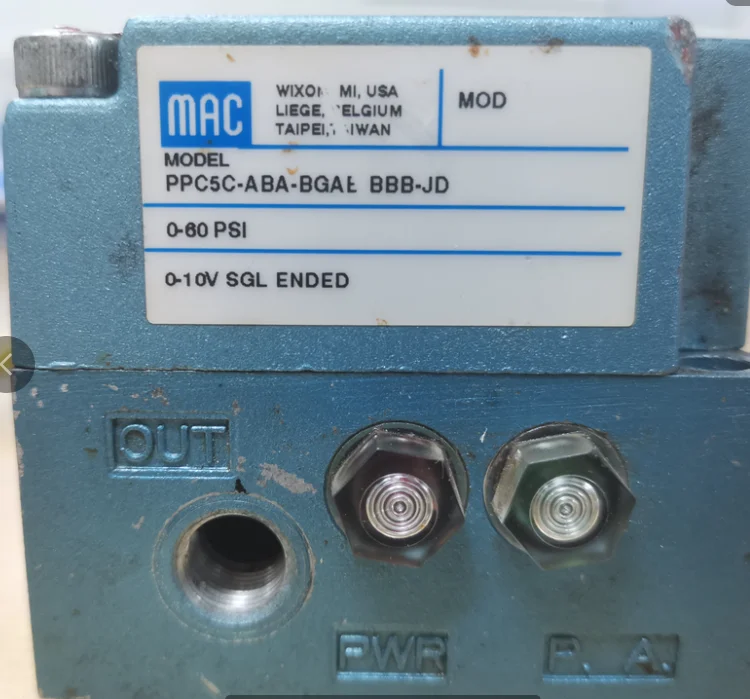 

American MAC Solenoid Valve Proportional Valve PPC5C-ABA-BGAB-BBB-JD Original Genuine Free Shipping Order