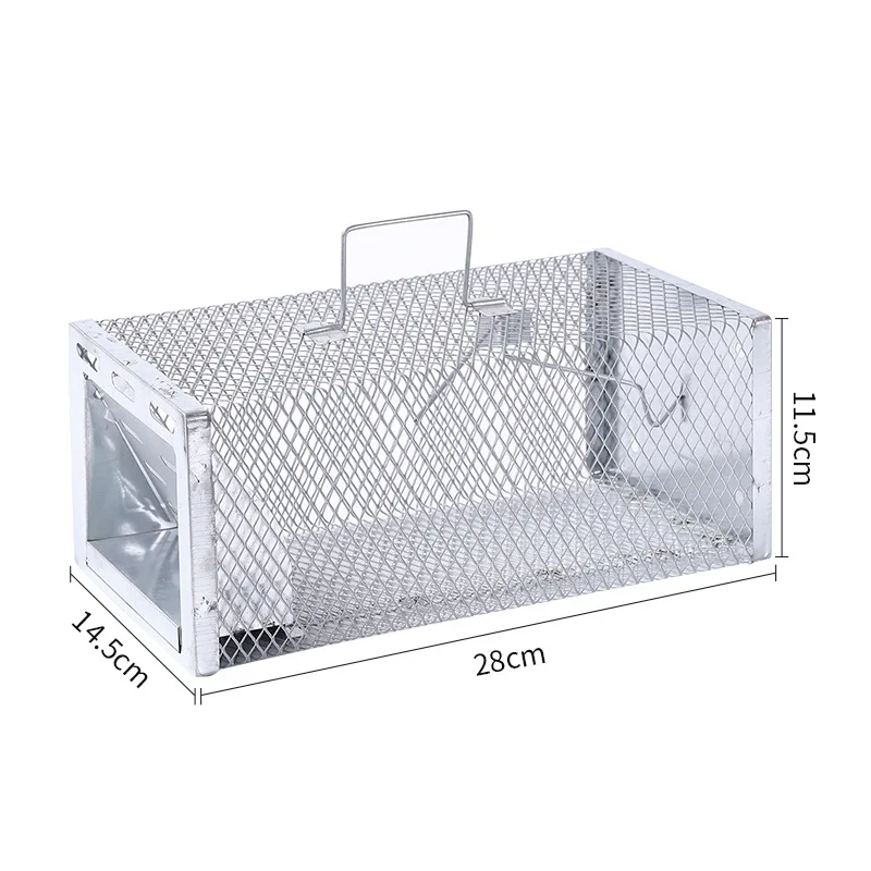 Mouse Catcher Trap,Galvanized Iron Humane Mouse Trap for Small Rodents Chipmunks Squirrels Indoor Outdoor