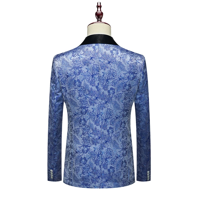 Men's Evening Dress Bridegroom Suit British Wedding Business Casual Fashion Three-piece Set With Vest And Trousers Sizes M-6XL