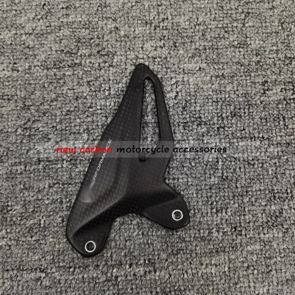 Motorcycle Heel Guard Rearset Plate Foot Peg Protector overlay For Ducati Streetfight V4 Panigale V4S V4R V4 Full Carbon Fiber