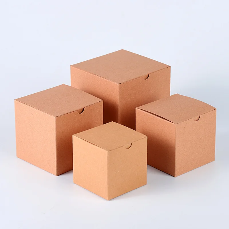 High Quality Orange Small Gift Box Empty Paper Boxes Recyclable