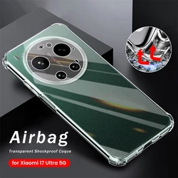Premium Shockproof Transparent Silicone Phone Case - Anti - Yellowing and Durable Armor Protection for Xiaomi 17U (Transparent)