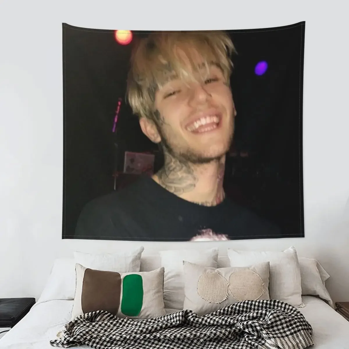 

Lil Peep Tapestry Hippie Polyester Wall Hanging Decoration for Bedroom Curtain Witchcraft Wall Tapestry