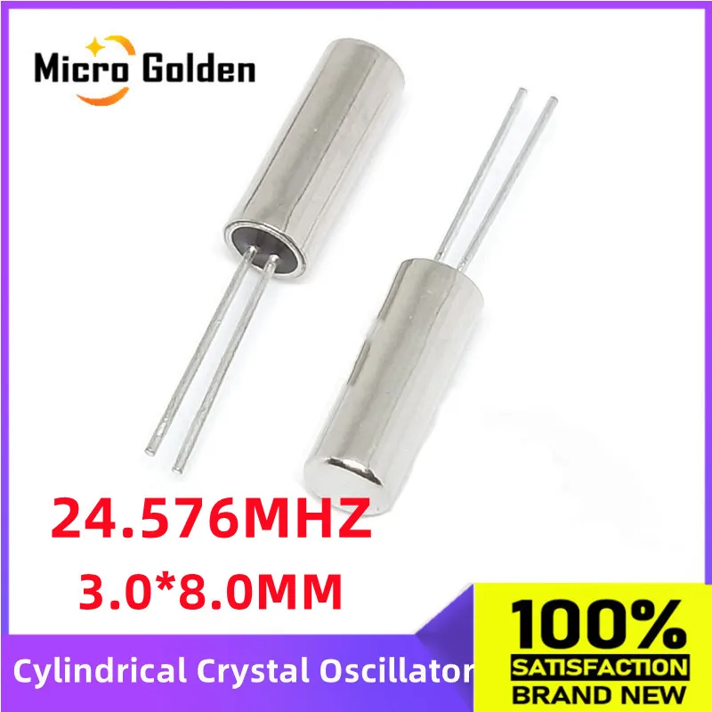 (20pcs) 24.576MHZ 308 3x8MM 3.0*8.0mm DIP2 컬럼 석영 크리스..