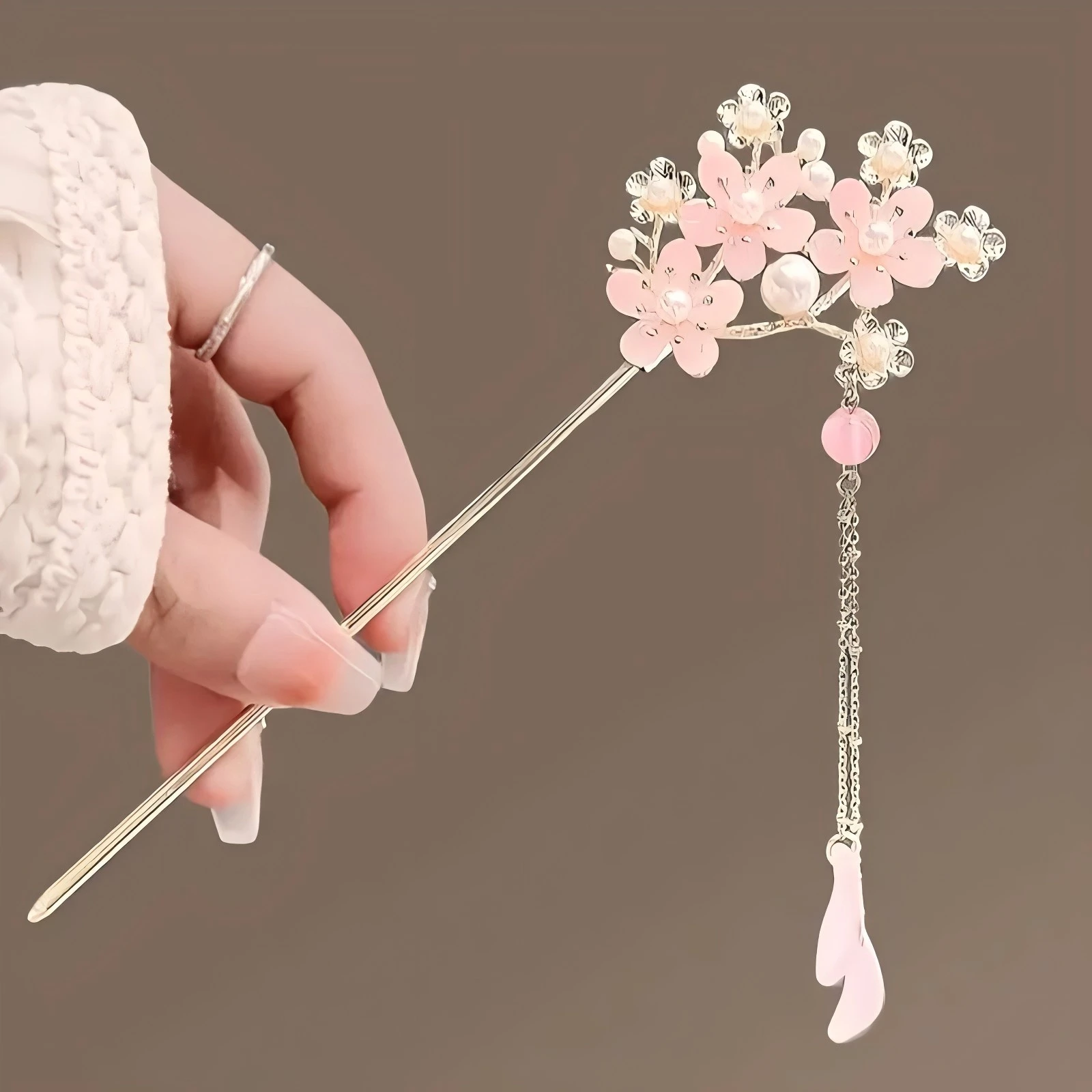 Classic Chinese Plum Blossom Hair Accessory Handmade Metal Daily Party Festival Matching Women Hair Stick Clip hair accessory hair clip hair stick
