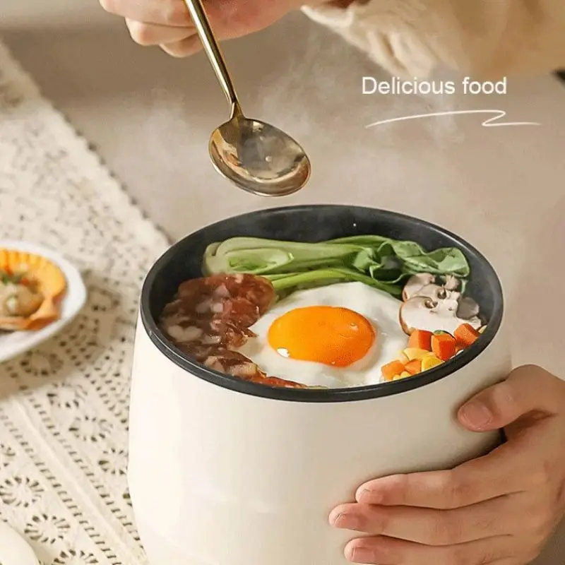 Multifunctional Electric Mimi Cooker Smart Multifunction Cooking Pot Portable 1-2 People Electric Pot Fast Heating electric cooker