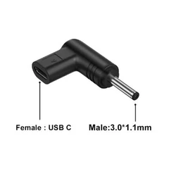 Universal USB-C PD to DC Power Connector Charging Adapter Converter - 5V (3.0-1.1mm)