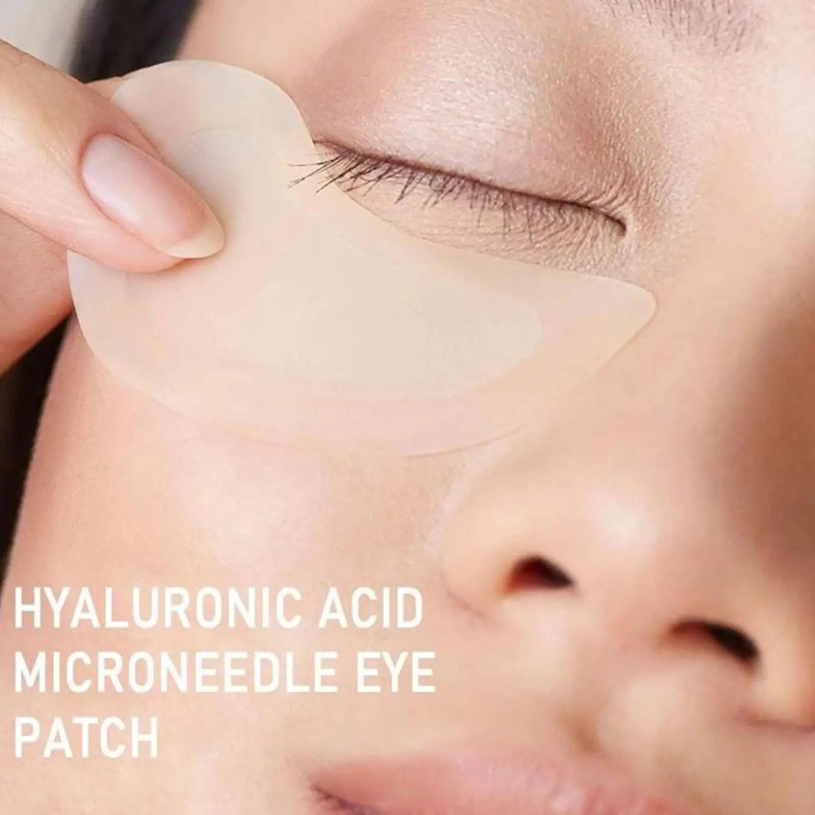 Microneedle Eye Mask 1/3/5Pairs 2200 Nano Soluble Applied Hyaluronic Acid To Improve Dark Eye Circles Care Skin Care Beauty