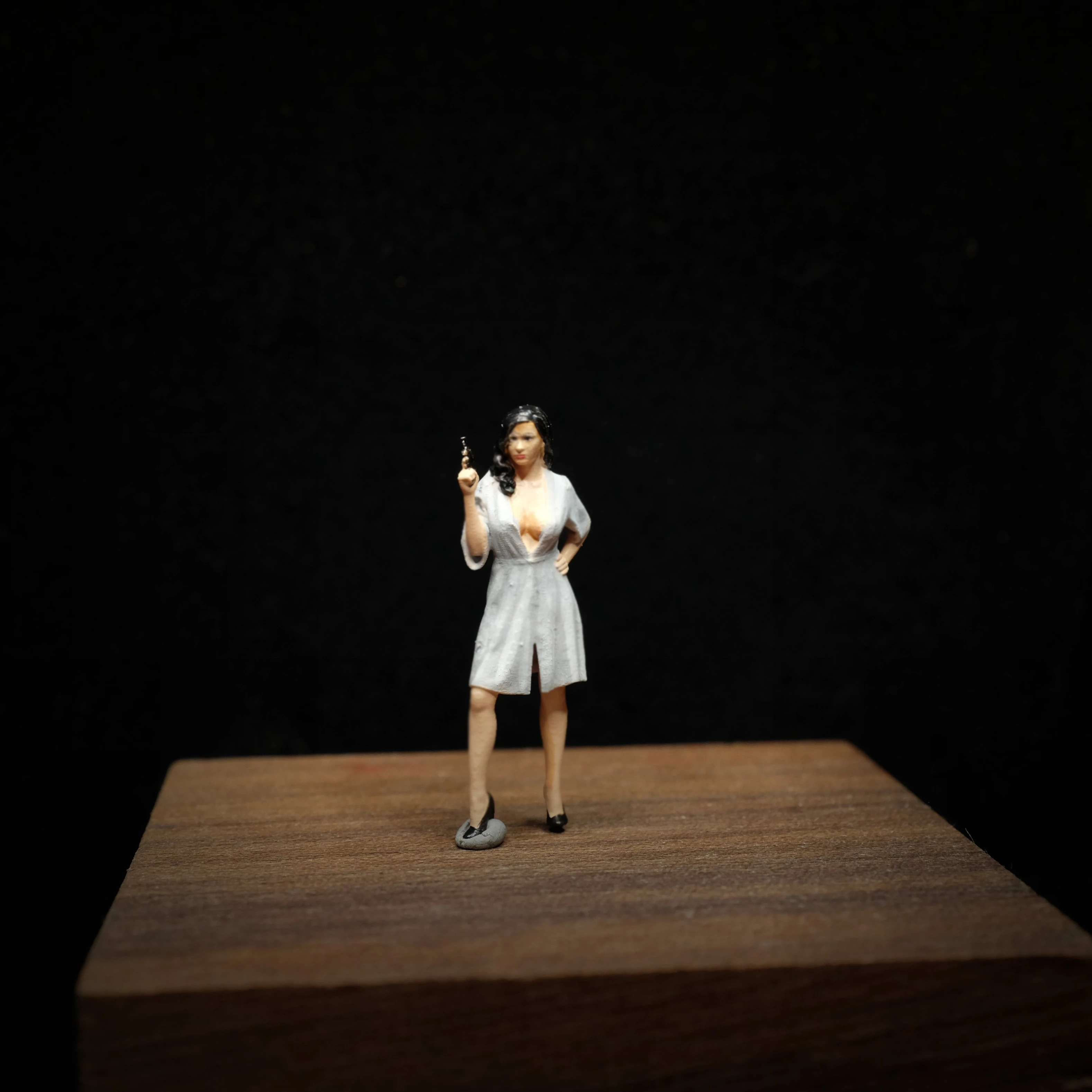 

Diorama 1/64 Scale Figurines Model Eva Green Film Characters Collection Miniature Hand-painted