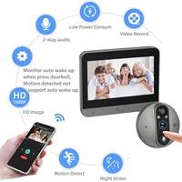4.3'' IPS Screen Smart life/Tuya APP 2.4G 3MP Wireless wifi Video Intercom Doorbell eye PIR High-definition Visual Monitoring - Image 6