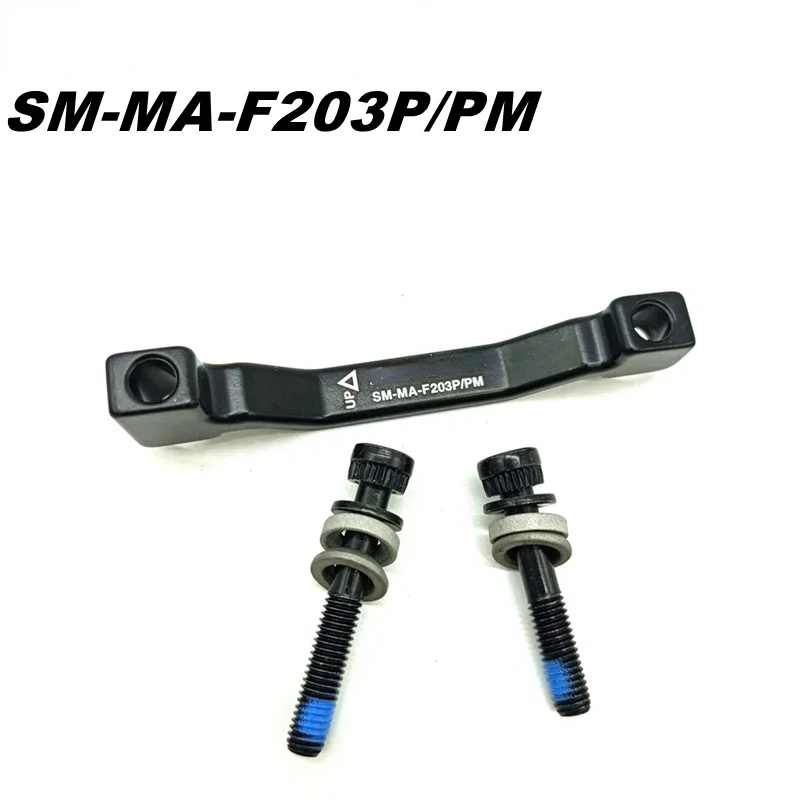 

Original SM-MA-F203P/PM Disc Brake Adapter PM A Pillar Disc Brake Bracket For 180mm 203mm Rotor RT86 RT81 RT56 F203P/PM