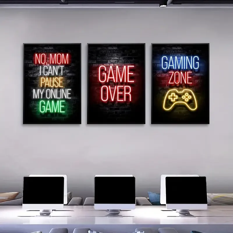 Gaming Graffiti Canvas Set 5