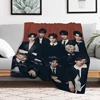 Kpop ZB1 ZEROBASEONE Bedspread on the Bed Thick and Warm Fleece Blanket Sofa Blankets & Throws Furry Winter Knee Baby Bedspreads 2