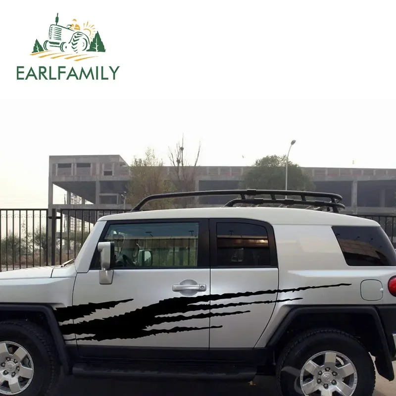 

EARLFAMILY 200 см x 26,7 см 2x «большие крылья», гоночная полоса, графическая наклейка для автомобиля, s-наклейка с мотором, дверная наклейка, внедорожник, виниловый комплект, наклейка