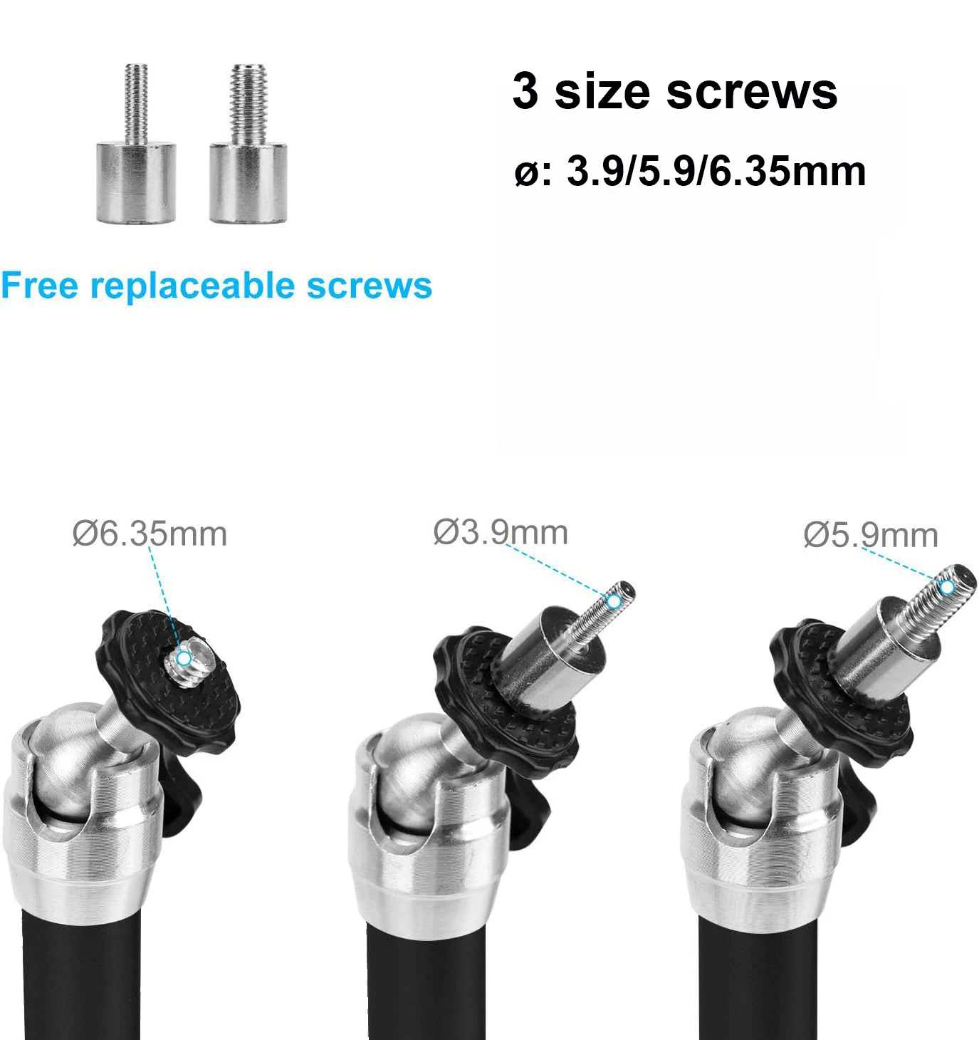 Portable Projector Bracket 360&deg; Rotatable Ceiling Wall Mount for HY300 HY320 Beam Projector Aluminium