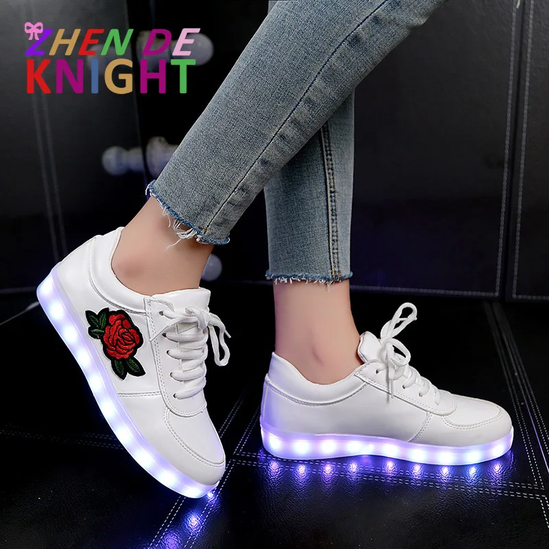 Kids Luminous Sneakers for Girls & Boys with Light Led Shoes 