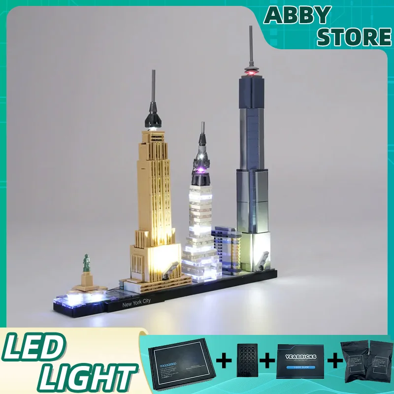 

Фотообои для конструктора LEGO 21028, архитектура Нью-Йорка, без блоков