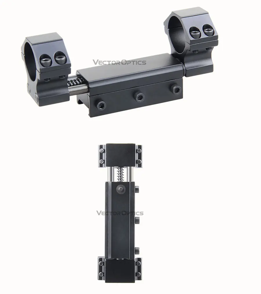 Description Picture 2 of itemVector Optics 25.4Mm One Piece Zero Recoil Weaver Mount Fit 21Mm Weaver Rail with Reocil Spring Buffer System for Hunting Scope