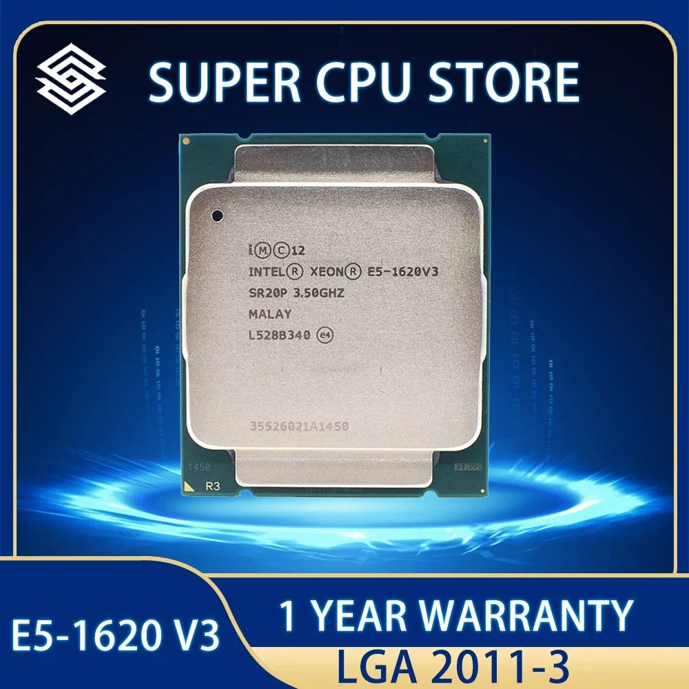 

Процессор Intel Xeon E5 1620 V3 SR20P CPU 3,50 ГГц 4-ядерный 10M LGA 2011-3