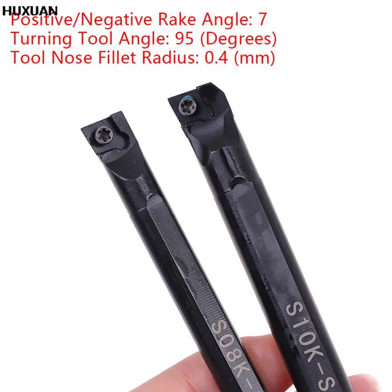 

High Quality 8MM/10MM SCLCR06 Turning Tool Lathe Boring Bar Insert Holder Boring Bar Lathe Cutter Turning Rod Carbide 1PC