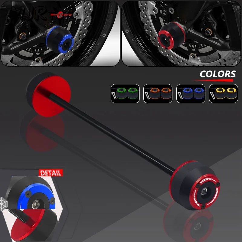 

For YAMAHA YZF-R15 V3 2017-2023 Front & Rear Axle Fork Wheel Crash Sliders Cap Protector Pad Motorcycle Accessories R15 V3