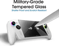 4 in 1 Accessories Kit for ROG Xbox Ally X Protective Case with Screen Protector and Carrying Bag TPU Storage Cover Thumb Caps - Image 6