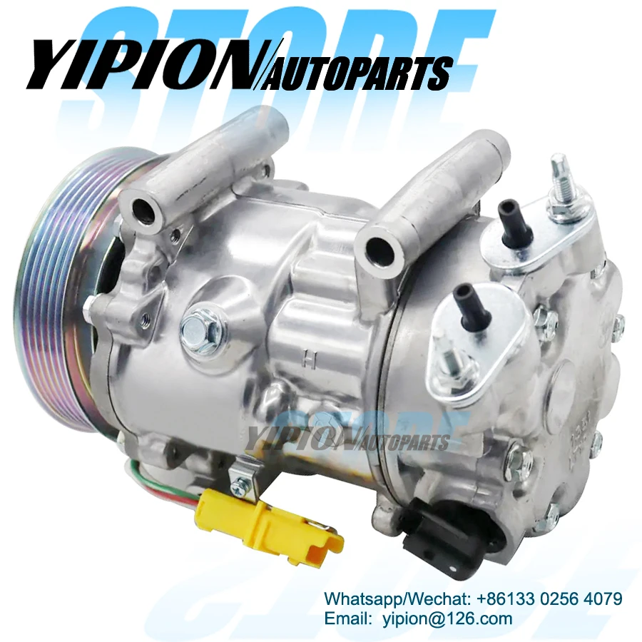 Per Citroen C4 Compressore Del Condizionatore D'Aria Citroen C3 C4 Berlingo Sd6C12 9670318880 9678656080 9659875780 6453Wk 6453Wl 648701