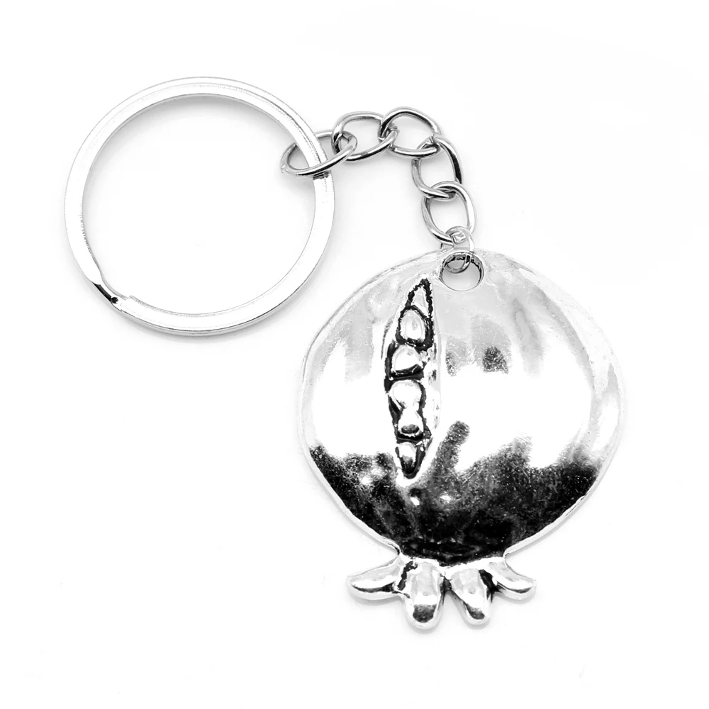 

1 Piece Pomegranate Keychains Women Man Jewelri 35x42mm