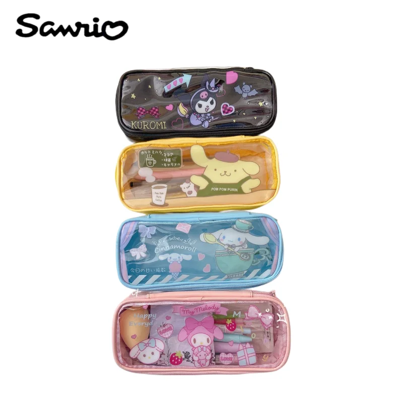 

Sanrio серия Kuromi Cinnamoroll помпон пурин моя мелодия аниме мультфильм новая модная печатная ручка искусственная ручка канцелярские принадлежности