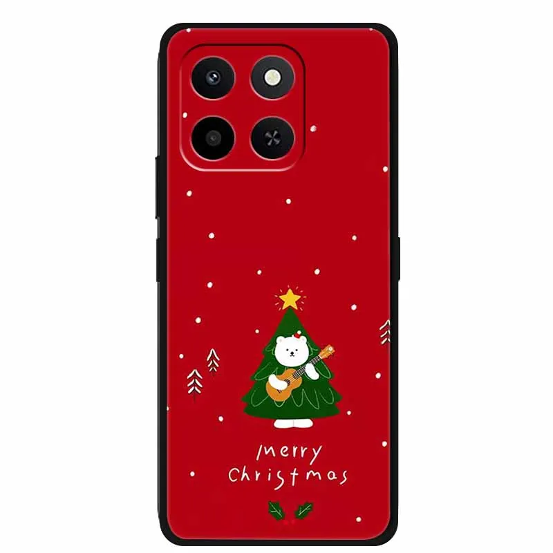 Festive Soft TPU Silicone Christmas Phone Case – Lovely Design