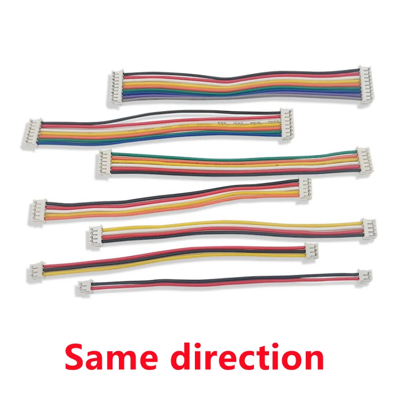 10 шт. SH1.0 JST1.25 ZH1.5 PH2.0 XH2.54 электронный проводной кабель, двойная головка, одинаковый боковой разъем 2-12P, штекер с проводом 10/20/30 см